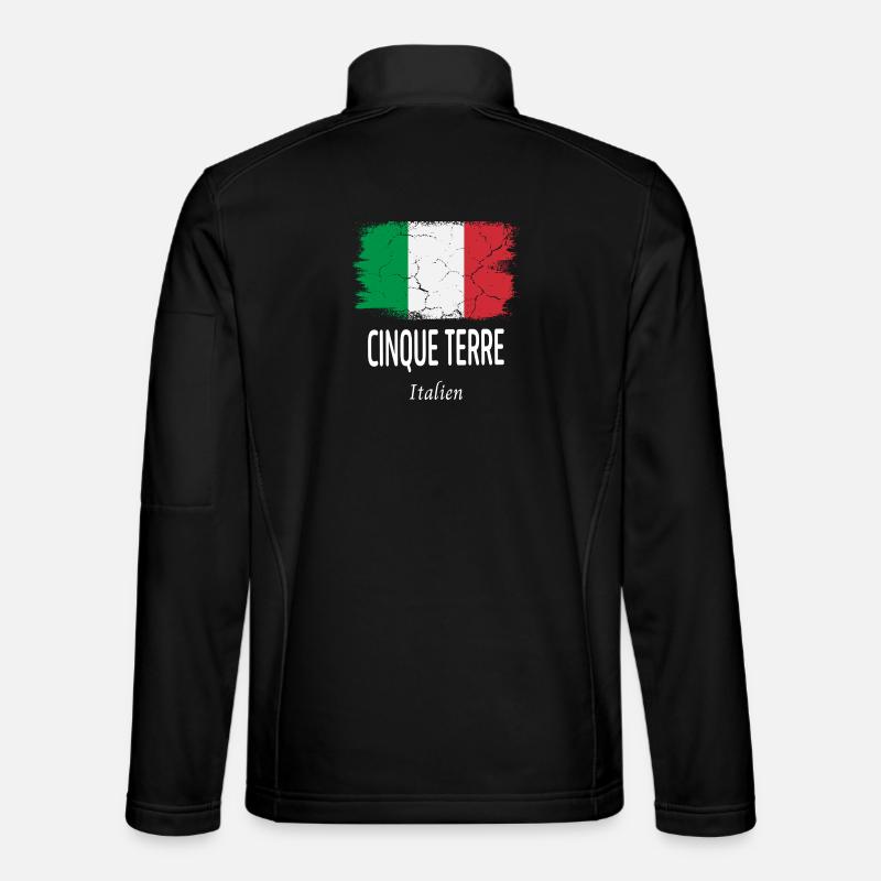 Cinque Terre - Unisex Softshelljacke - Schwarz
