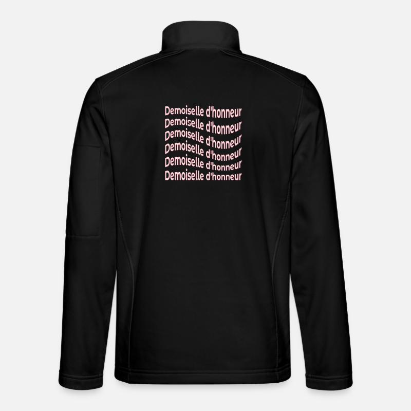 Brautjungfer Braut - Unisex Softshelljacke - Schwarz