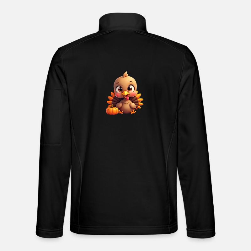 Bébé dinde de Thanksgiving Veste en tissu softshell Unisexe