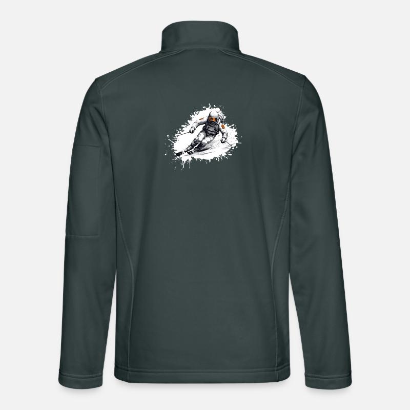 Astronaute Ski Ski Veste en tissu softshell Unisexe