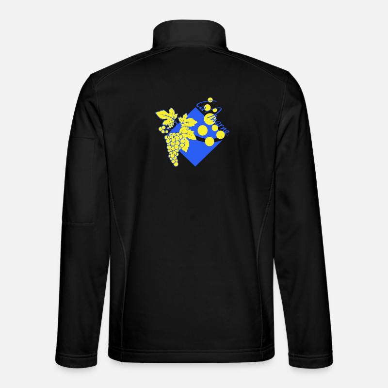 Logo revisité la Marne - Veste en tissu softshell Unisexe - noir