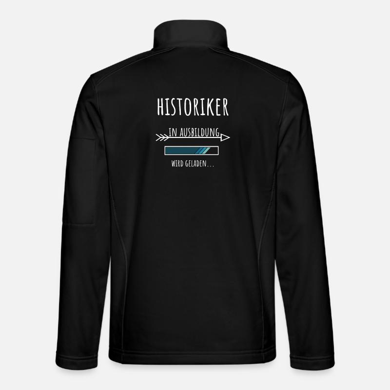 Profession étudiante Historien de l’éducation - Veste en tissu softshell Unisexe - noir