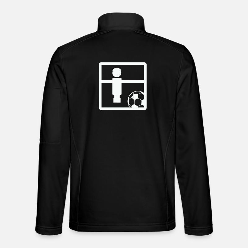Fußball Soccer Kicker - Unisex Softshell Jacket - black
