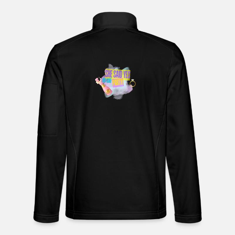 She said yes JGA - Unisex Softshelljacke - Schwarz