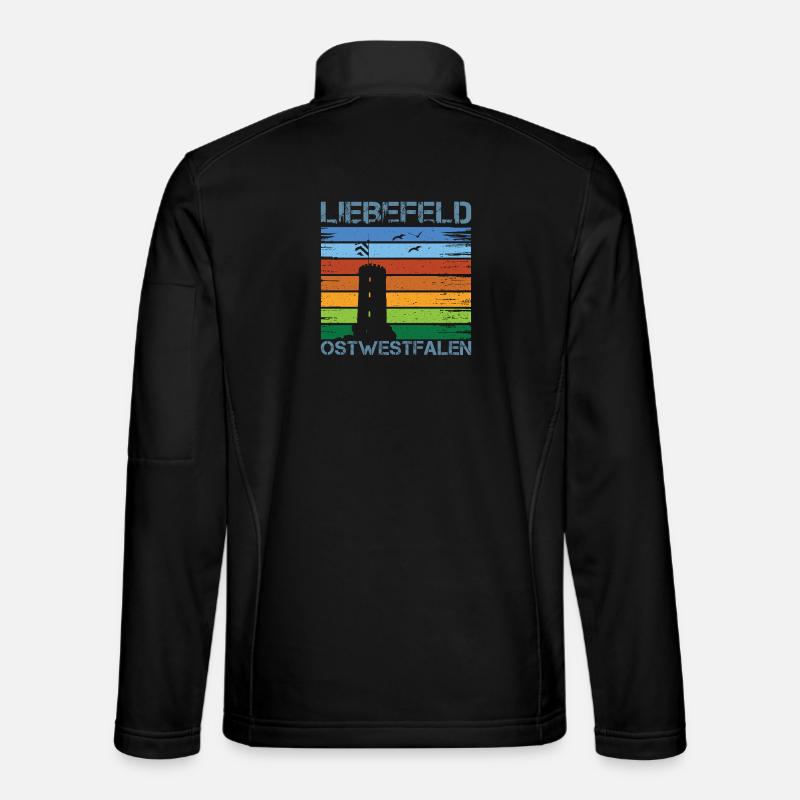 Liebefeld ❤ Sparrenburg - Unisex Softshelljacke - Schwarz