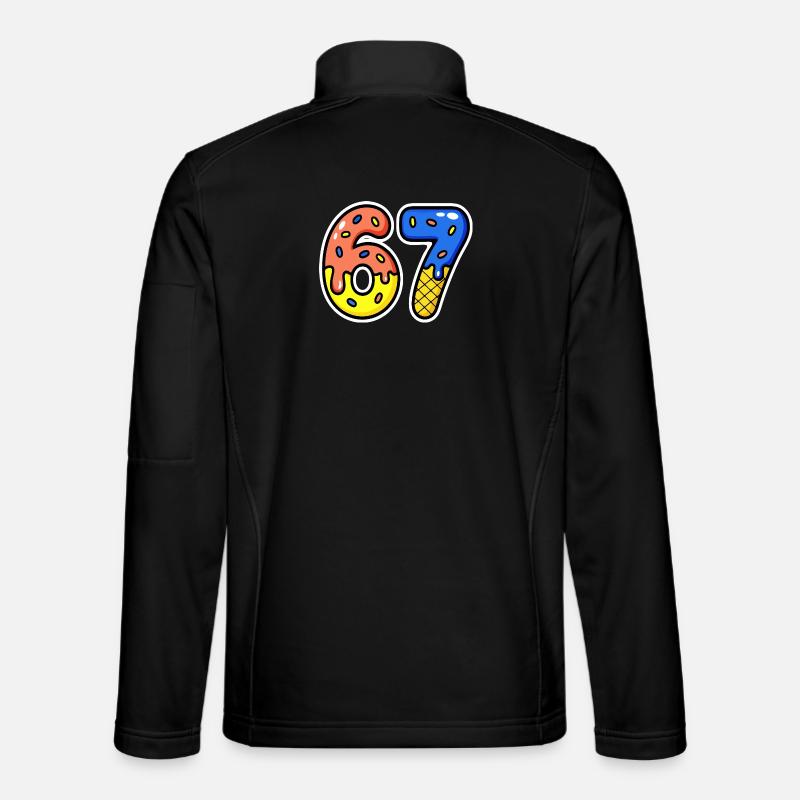 Sixty-seven, 67, 6, 7 Unisex Softshell Jacket