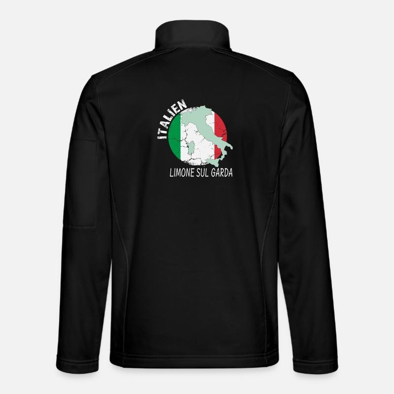 Limone sul Garda - Unisex Softshell Jacket - black