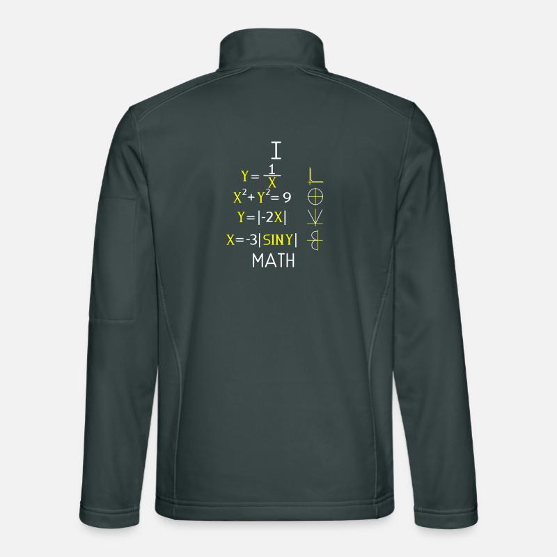Math Math Math Teacher Mathematician Unisex Softshell Jacket