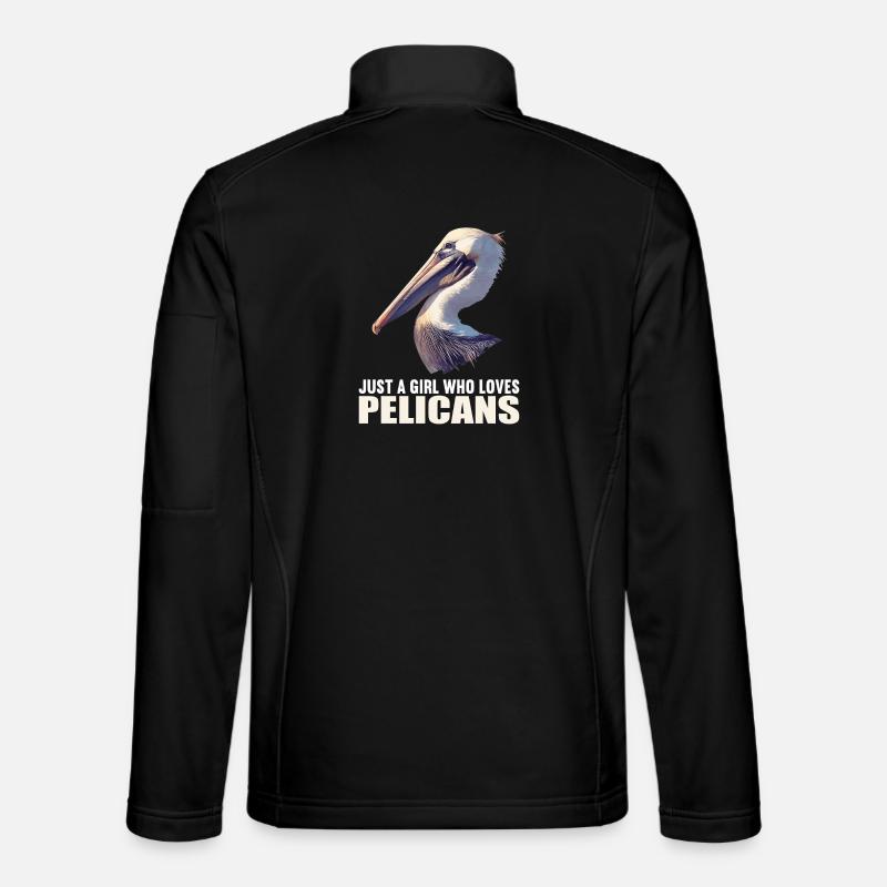 Pelicans Pelican - Unisex Softshell Jacket - black