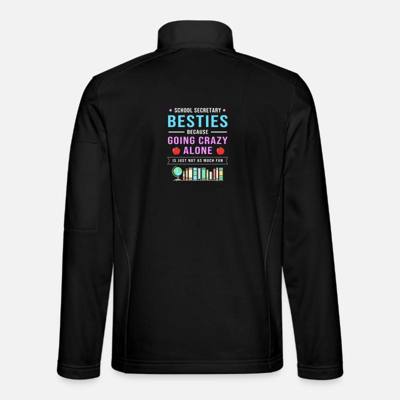 School Secretary School Secretary - Unisex Softshell Jacket - black