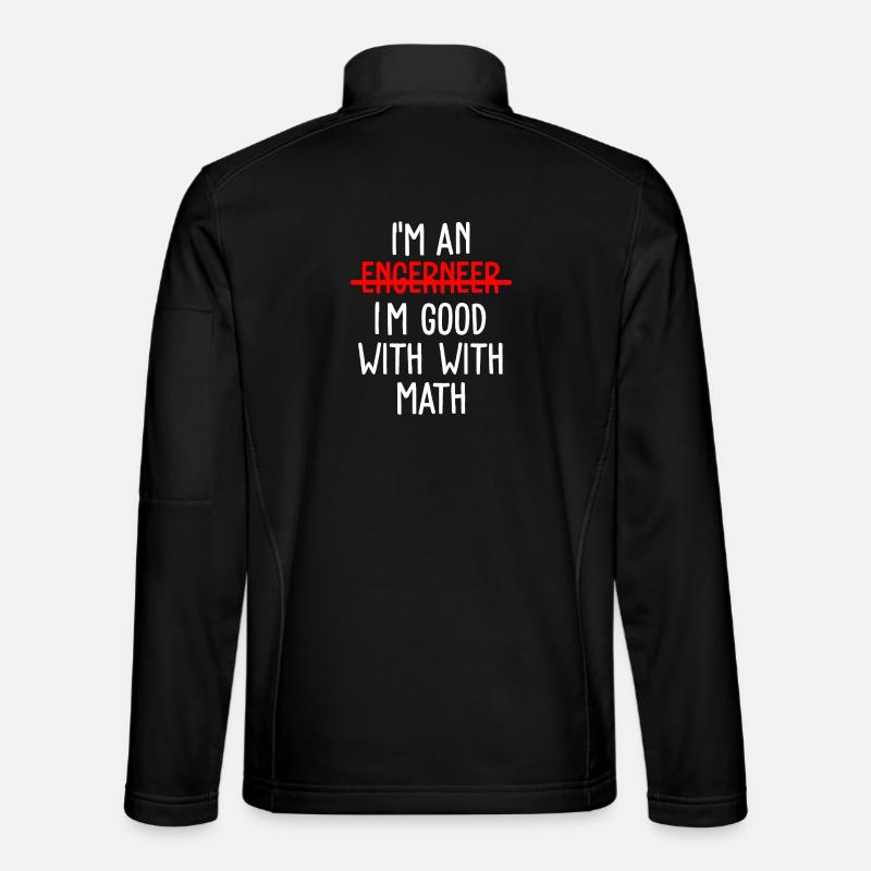 Mathematik Mathe Mathelehrer Mathematiker - Unisex Softshelljacke - Schwarz