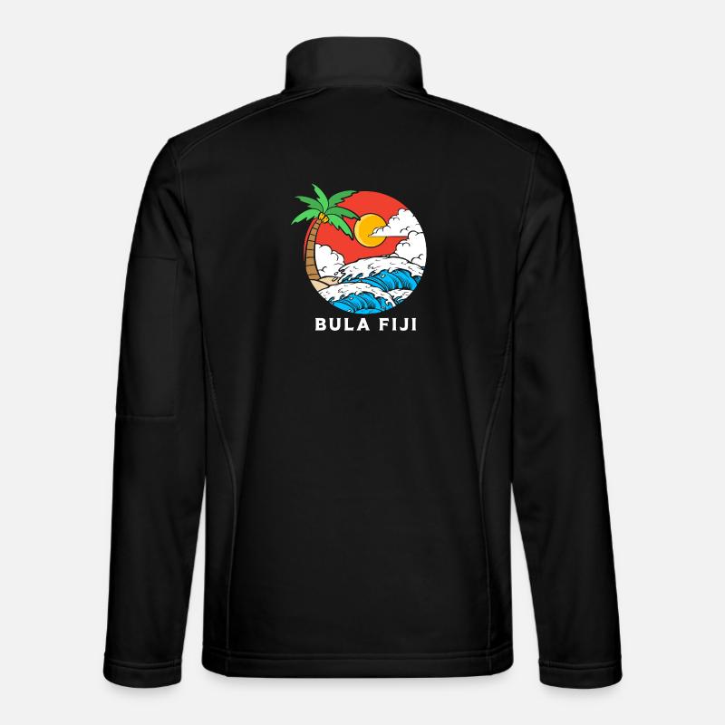 Fiji - Unisex Softshelljacke - Schwarz