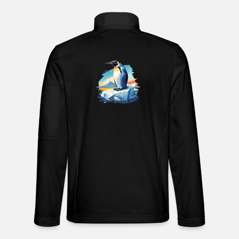Pinguine Pinguin - Unisex Softshelljacke - Schwarz