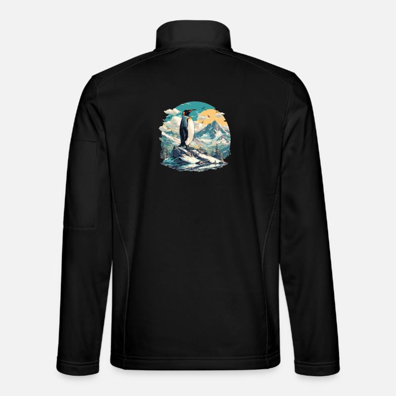Pingouins Pingouin - Veste en tissu softshell Unisexe - noir