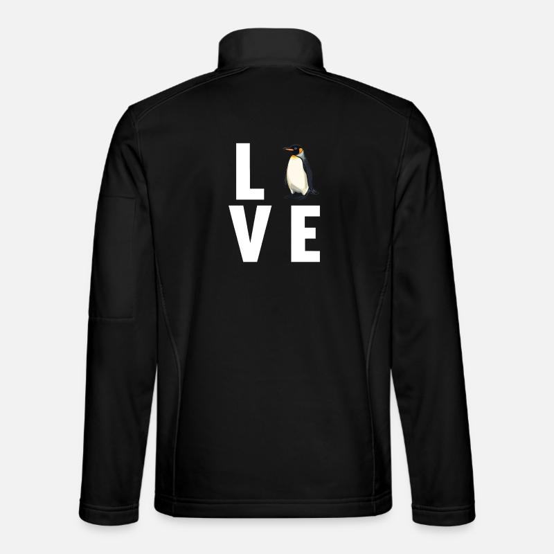 Pinguine Pinguin - Unisex Softshelljacke - Schwarz