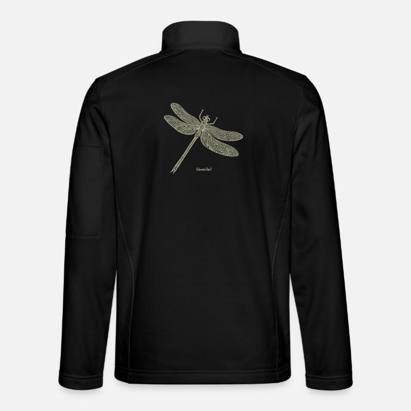 Dragonfly Odonata - Unisex Softshell Jacket - black