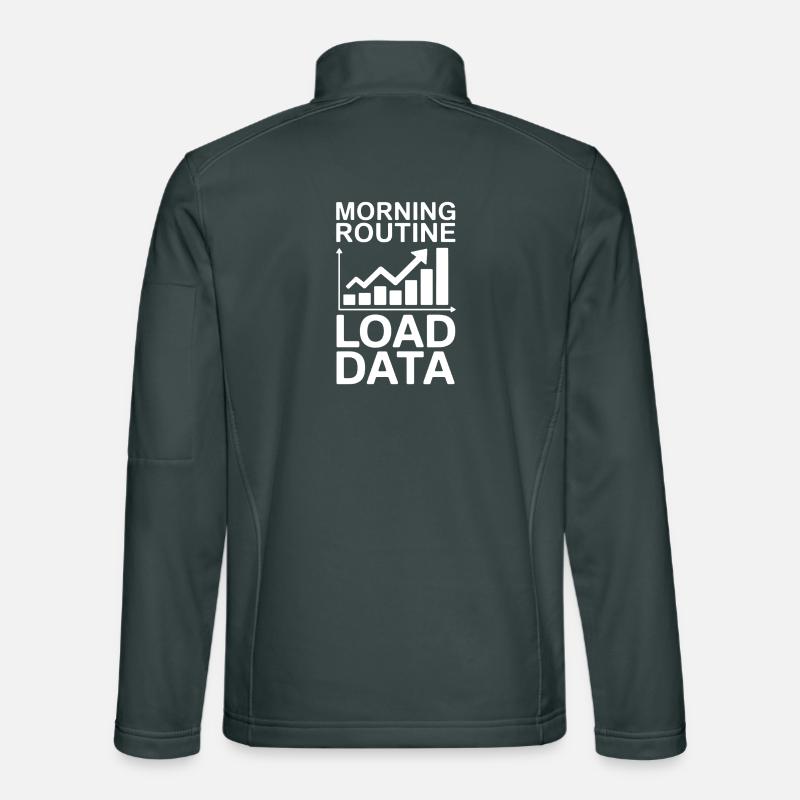 Data Analyst Dit Drôle de Don d’analyste de données Veste en tissu softshell Unisexe