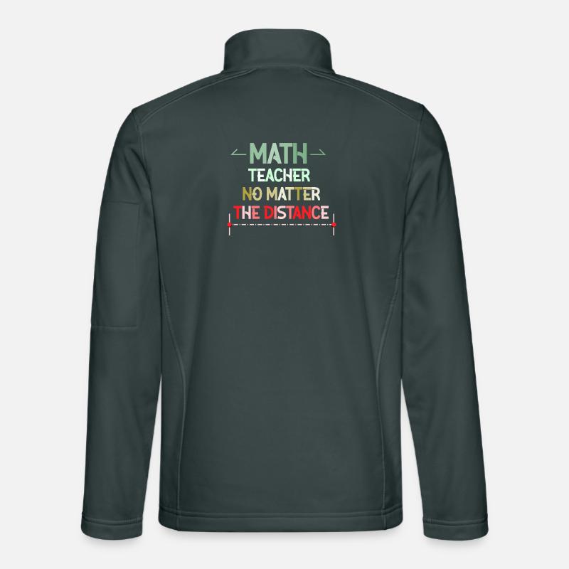 Math Nerd Étudiants Professeur d’Université Mathématiques Veste en tissu softshell Unisexe
