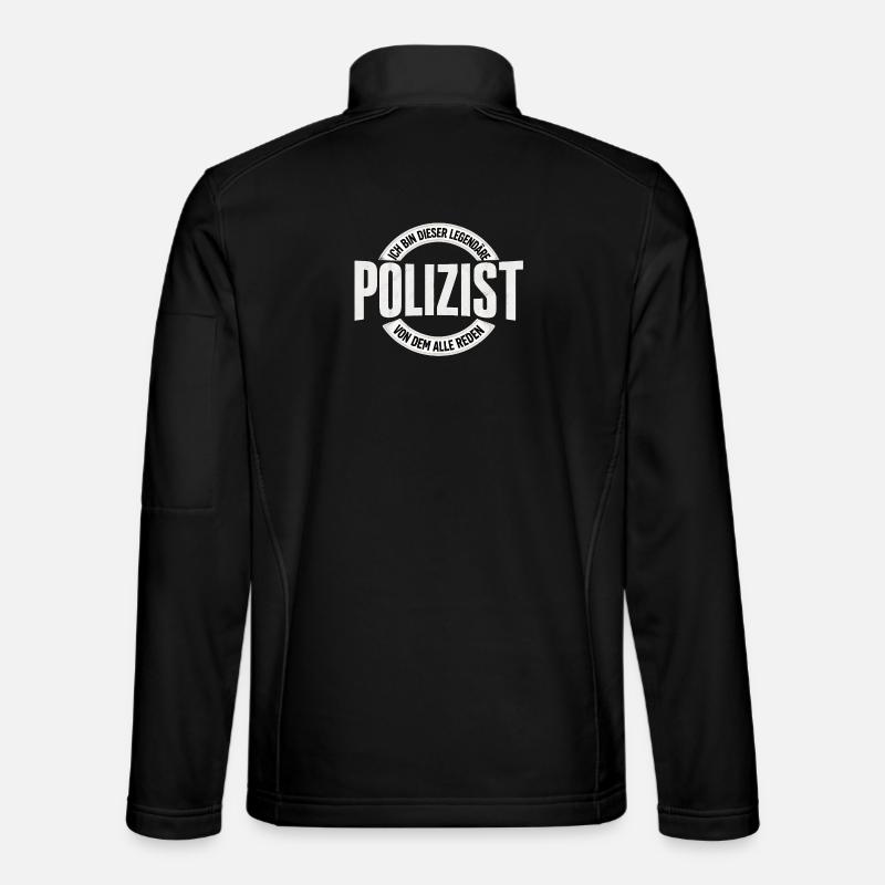 Legendärer Polizist - Unisex Softshelljacke - Schwarz
