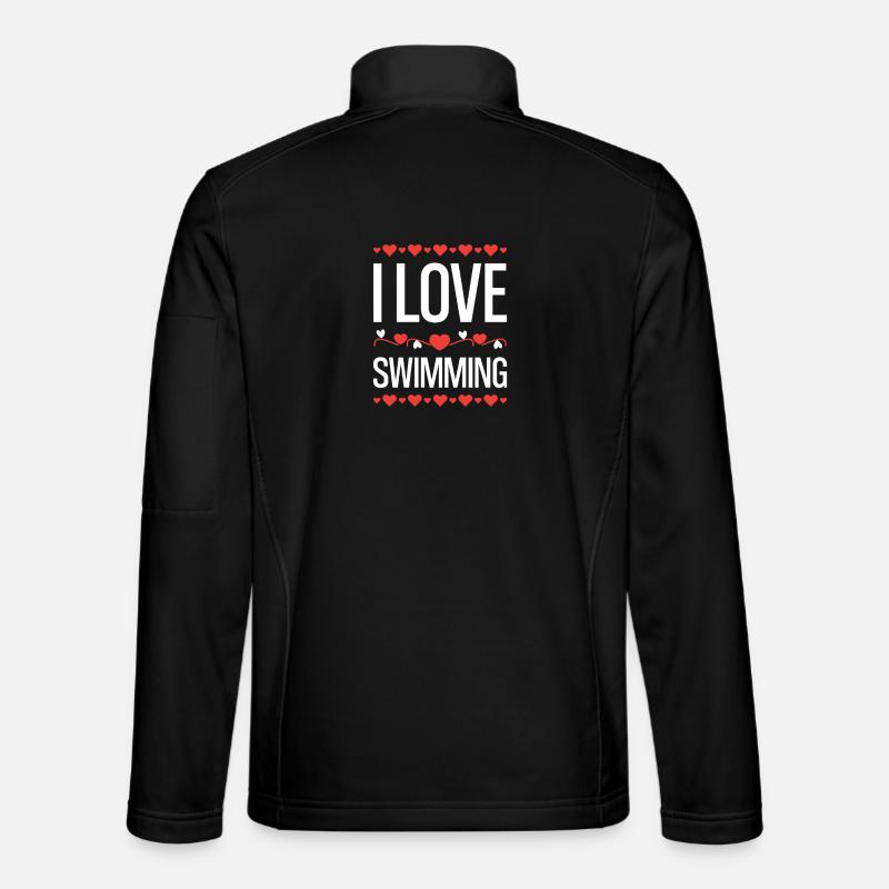 J’adore nager Veste en tissu softshell Unisexe