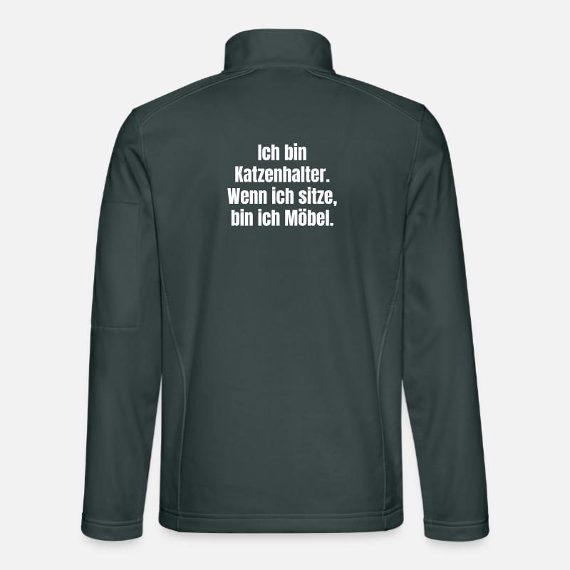 Katzenhalter Möbelhumor Spruch Unisex Softshelljacke