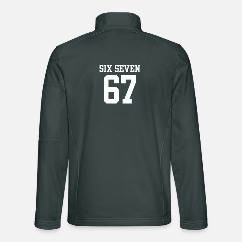 Keep Calm Six Seven Meme Viral Humor Apparel Unisex Softshell Jacket