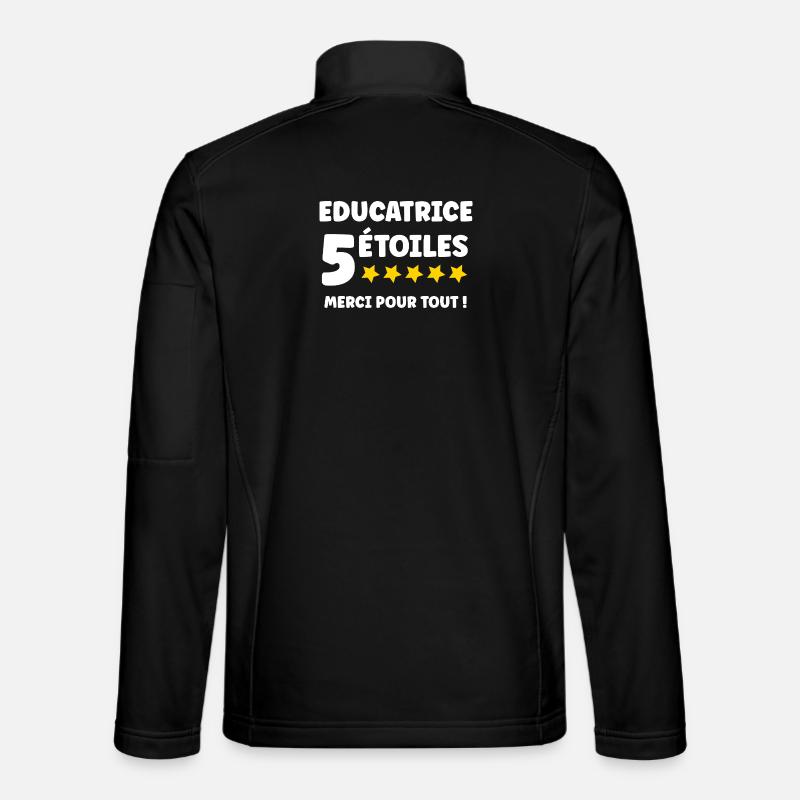 Erzieher - Unisex Softshelljacke - Schwarz