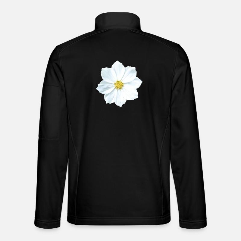 flower - Unisex Softshell Jacket - black