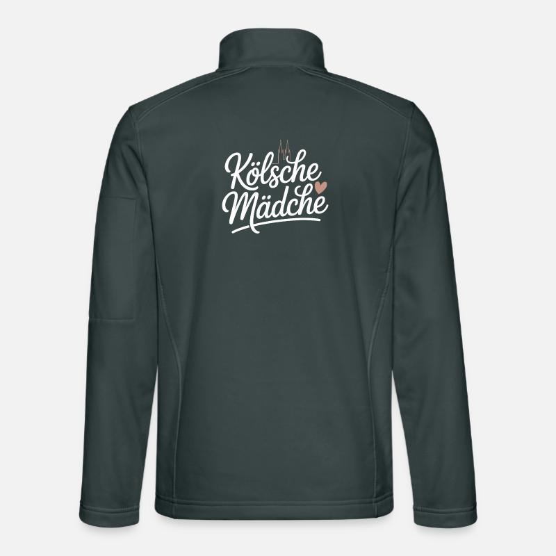 Kölsche Mädche Karneval Köln Kölle Kölsch Mädchen Unisex Softshelljacke
