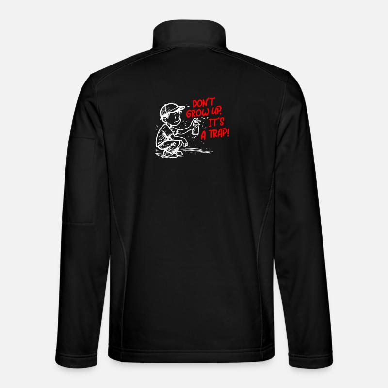 Es ist ein Trick - Unisex Softshelljacke - Schwarz