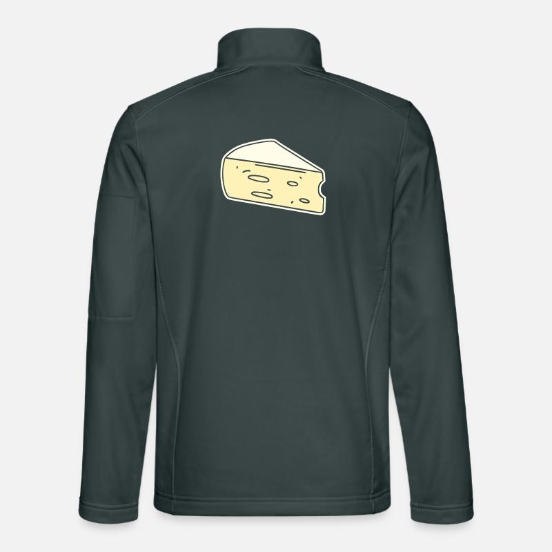 Humor Brie-Käse Unisex Softshelljacke