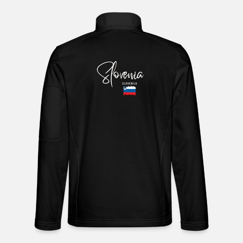 Made in Slovenia, Slovenian pride - Unisex Softshell Jacket - black