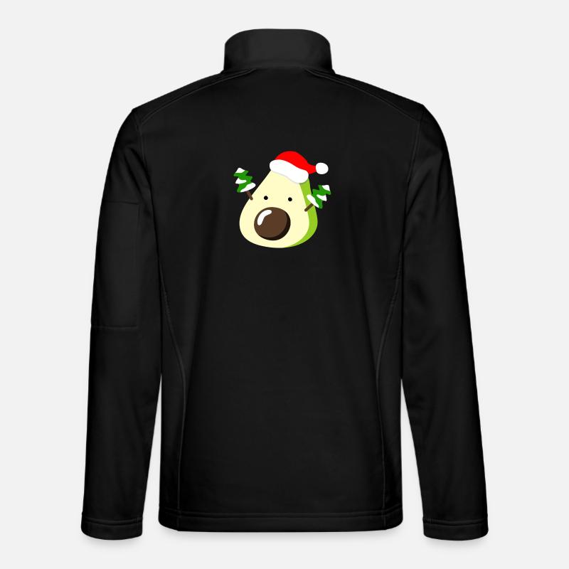 Avocado – Christmas - Unisex Softshell Jacket - black