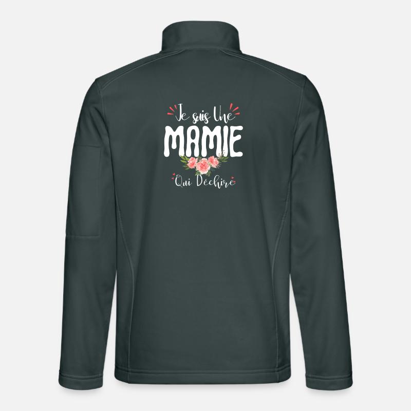 Ich bin eine Oma, die Großmuttertag Unisex Softshelljacke
