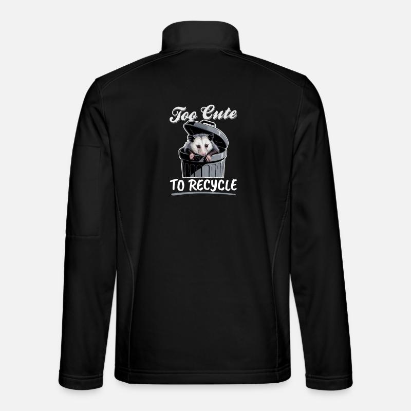 Funny Opossum - Unisex Softshell Jacket - black