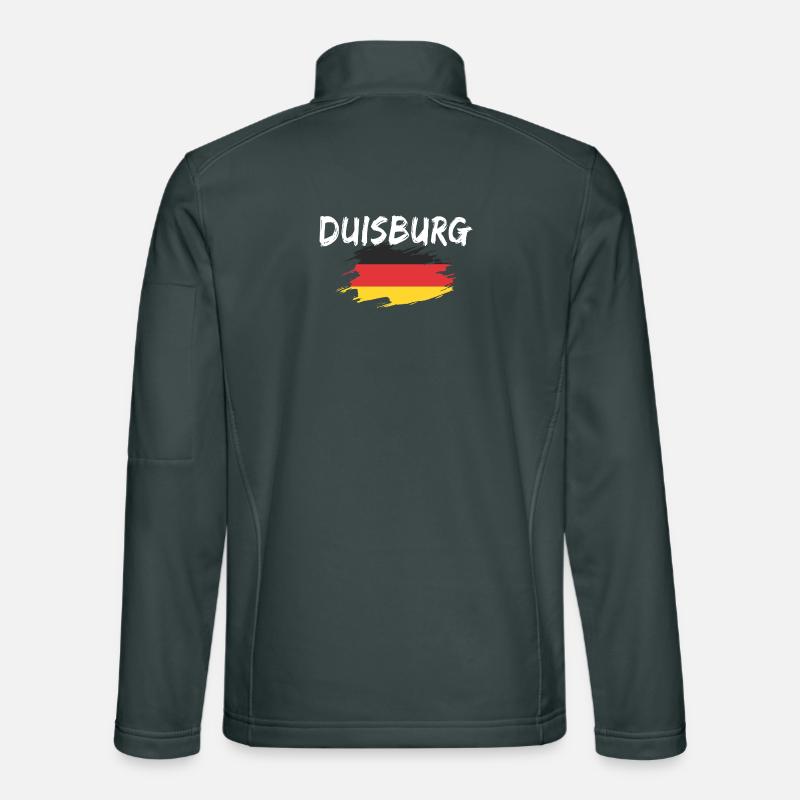 Duisburg Germany Flag Unisex Softshell Jacket