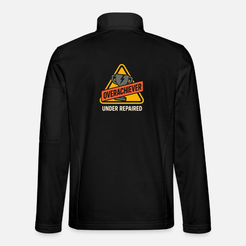 Highly gifted burnout graduate with academic - Unisex Softshell Jacket - black