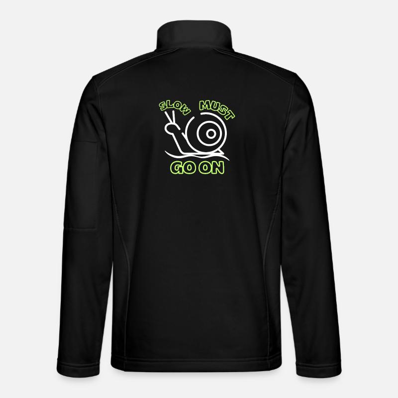 Slow must go on - Veste en tissu softshell Unisexe - noir