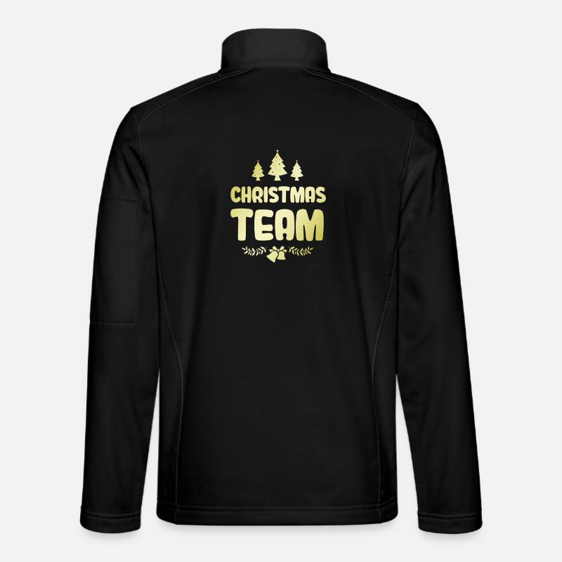 Christmas Crew Weihnachten - Unisex Softshelljacke - Schwarz
