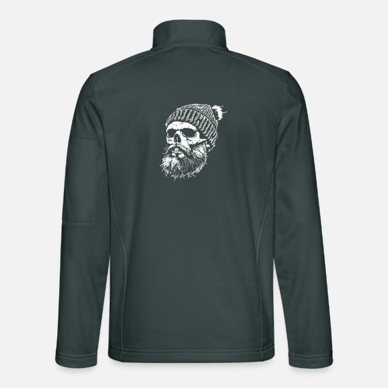 Winter beard with knitted hat Unisex Softshell Jacket