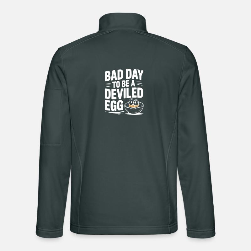 Bad Day to Be a Deviled Egg Unisex Softshell Jacket