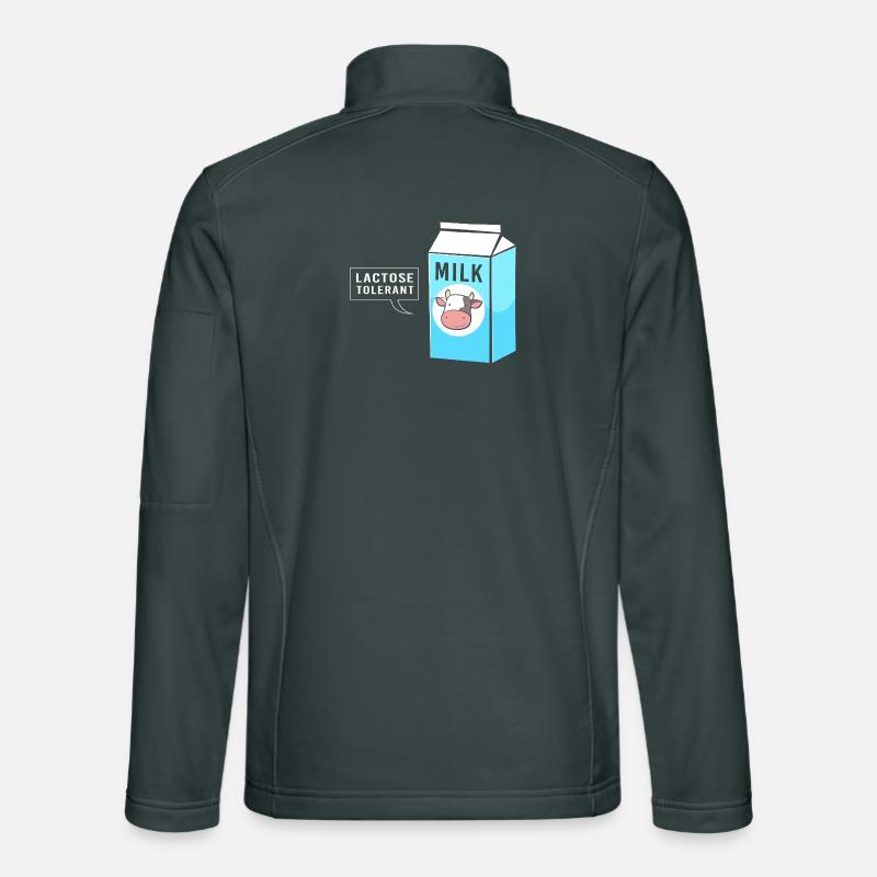 Flatulence au lactose au lait Veste en tissu softshell Unisexe