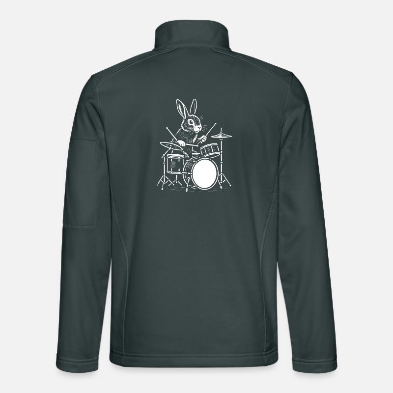 Rhythm Rabbit Trommler Unisex Softshelljacke