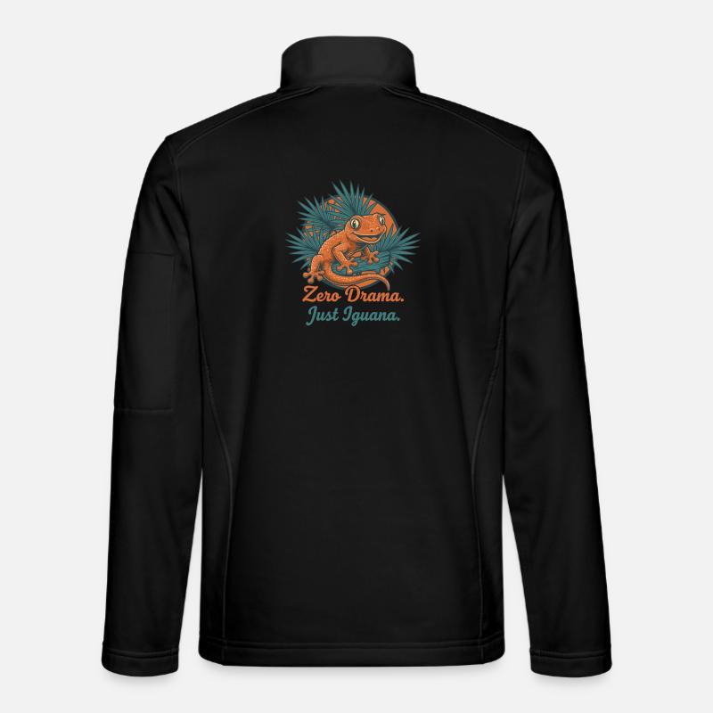 Zero Drama, Just Iguane Veste en tissu softshell Unisexe