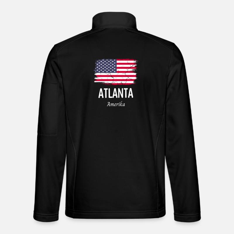 Atlanta - Unisex Softshelljacke - Schwarz
