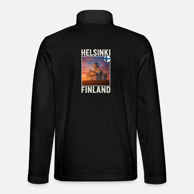Helsinki - Unisex Softshell Jacket - black