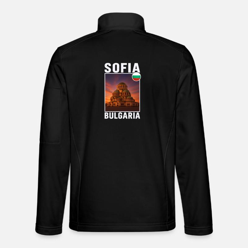 Sofia Bulgaria - Unisex Softshell Jacket - black
