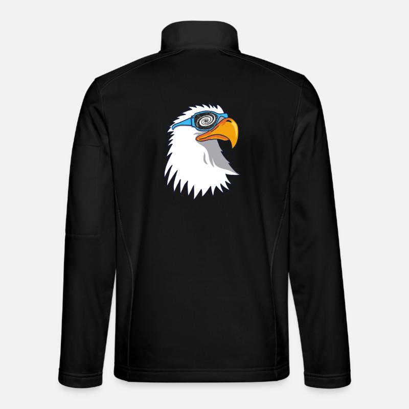 Eagle and Galactic Goggles Unisex Softshell Jacket