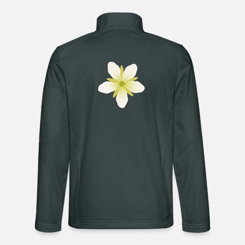 Delicate Venus flytrap blossom in pastel Unisex Softshell Jacket