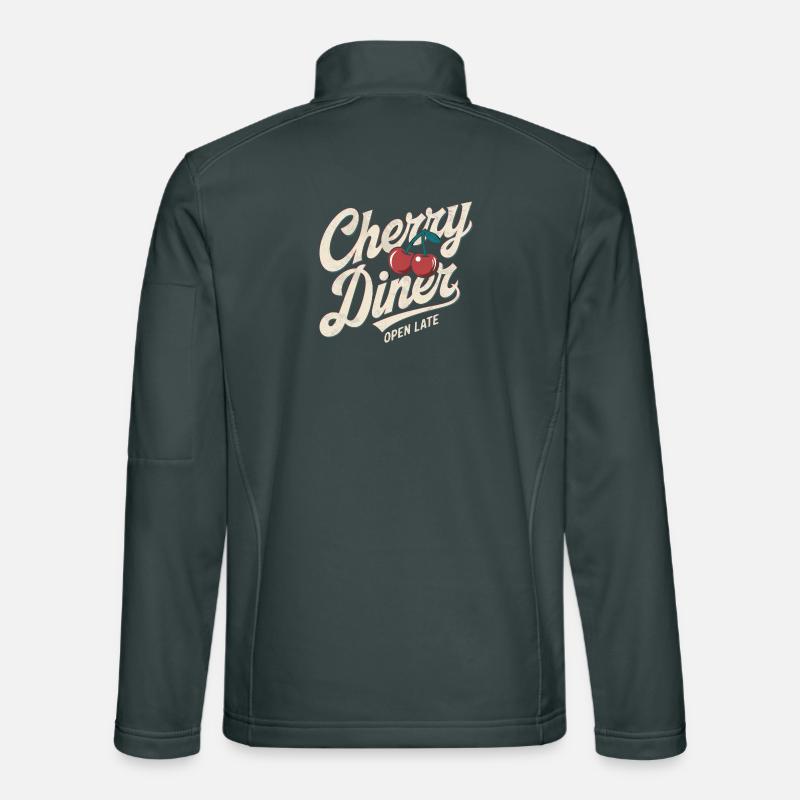 Retro Diner Unisex Softshell Jacket